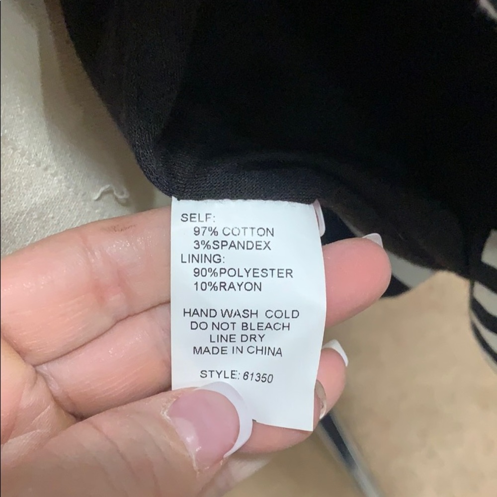 Black/white knit blazer Sz M - Picture 8 of 8